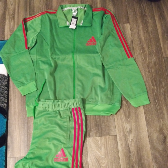 3stripe Adidas Tracksuit Size 2xl 